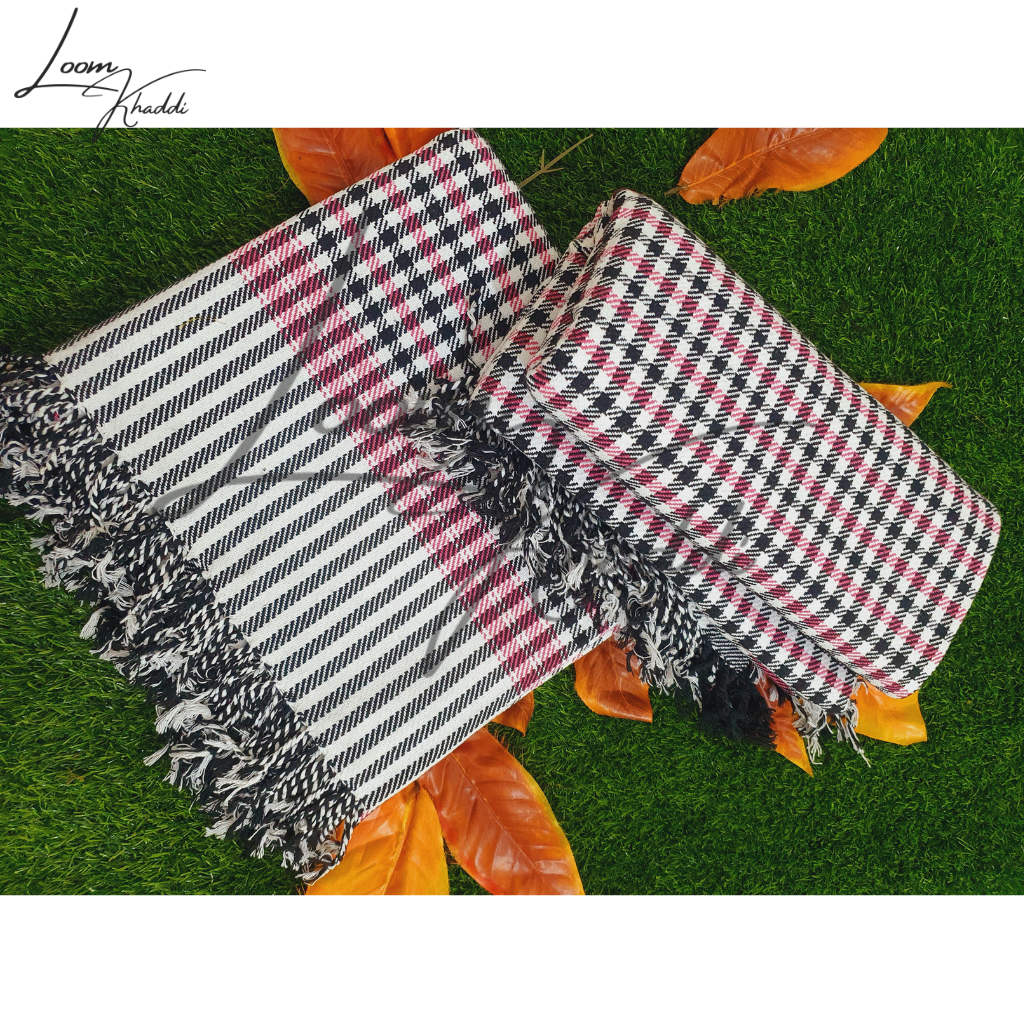 Pure Cotton Khais (کھیس) Throw