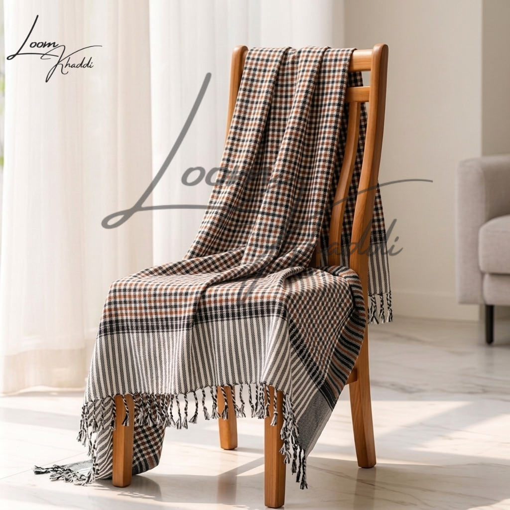 Pure Cotton Khais (کھیس) Throw