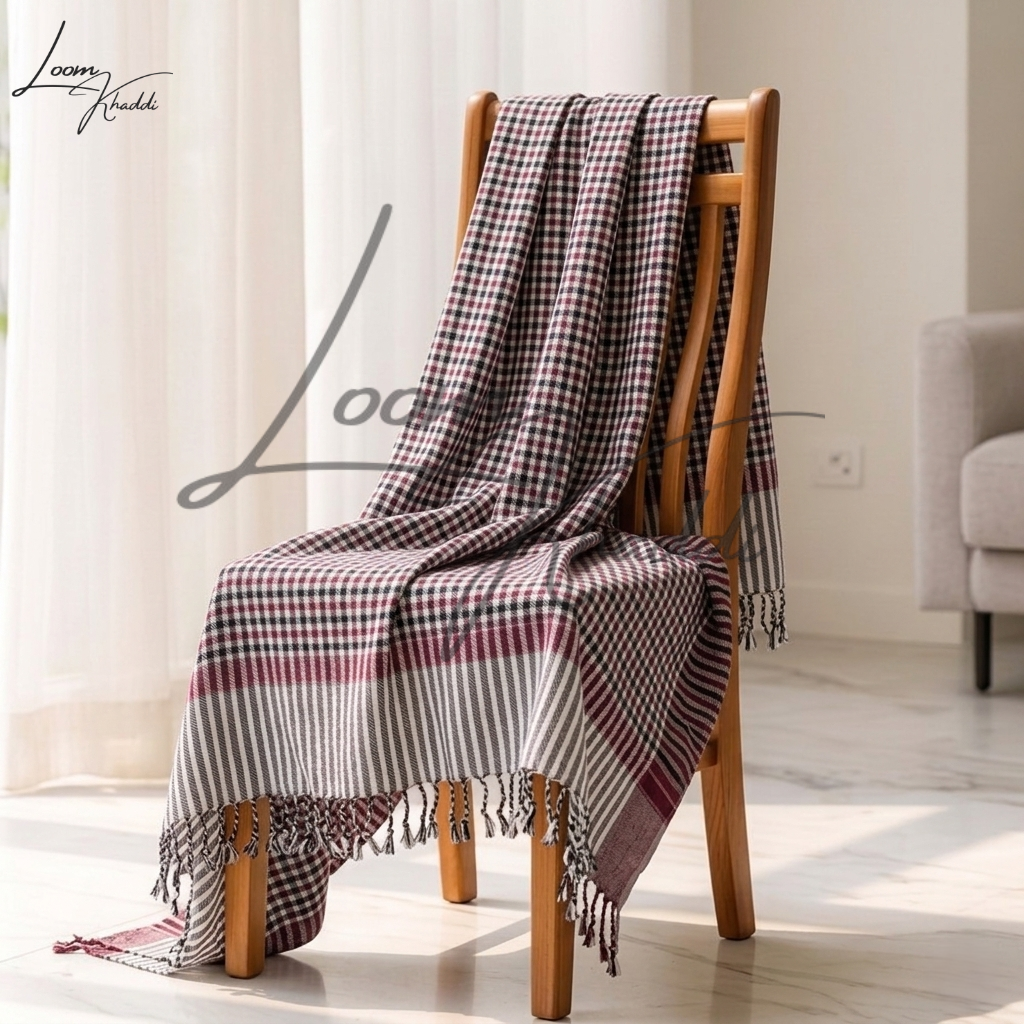 Pure Cotton Khais (کھیس) Throw