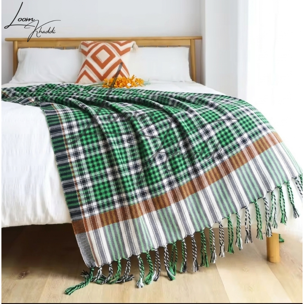 Pure Cotton Khais (کھیس) Throw