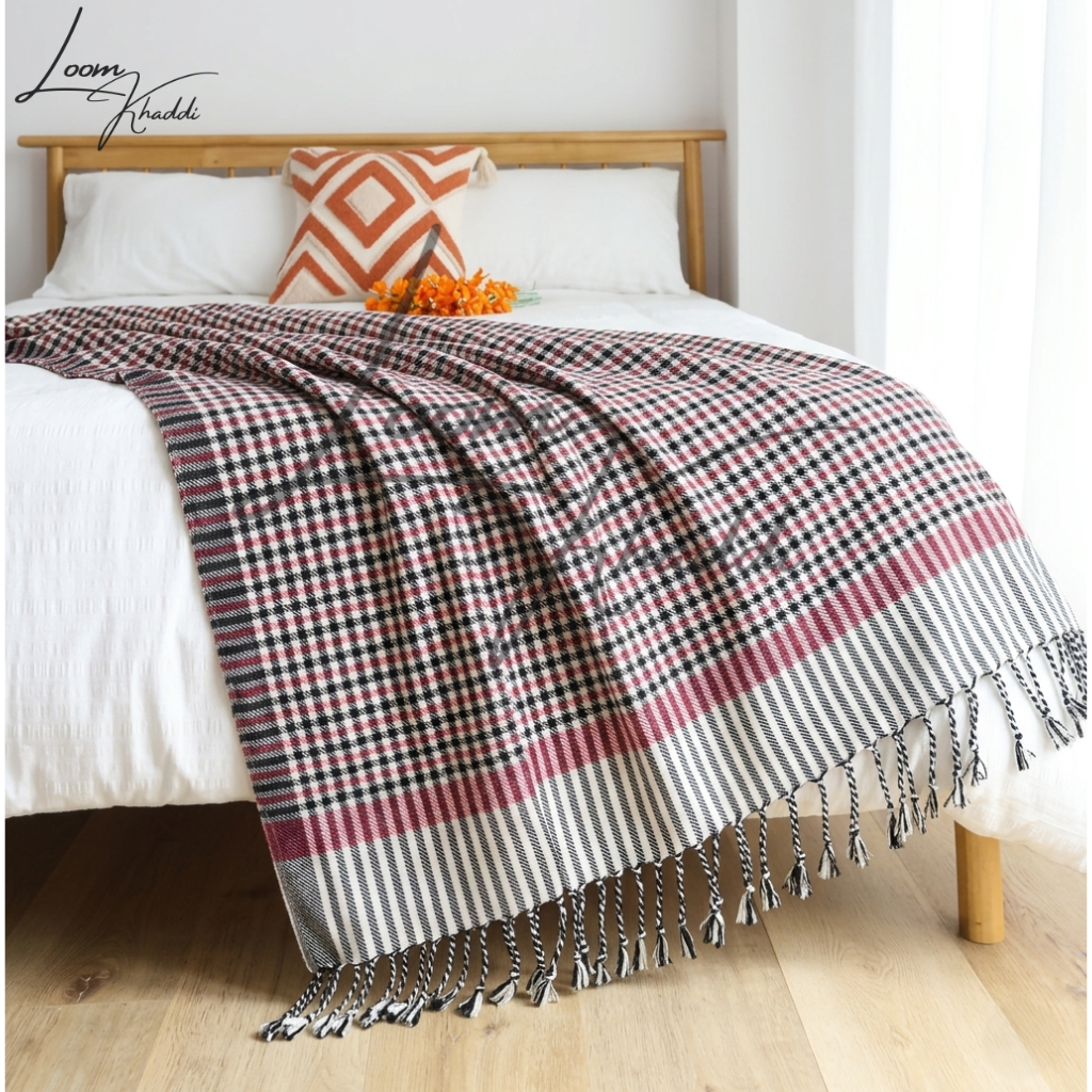 Pure Cotton Khais (کھیس) Throw