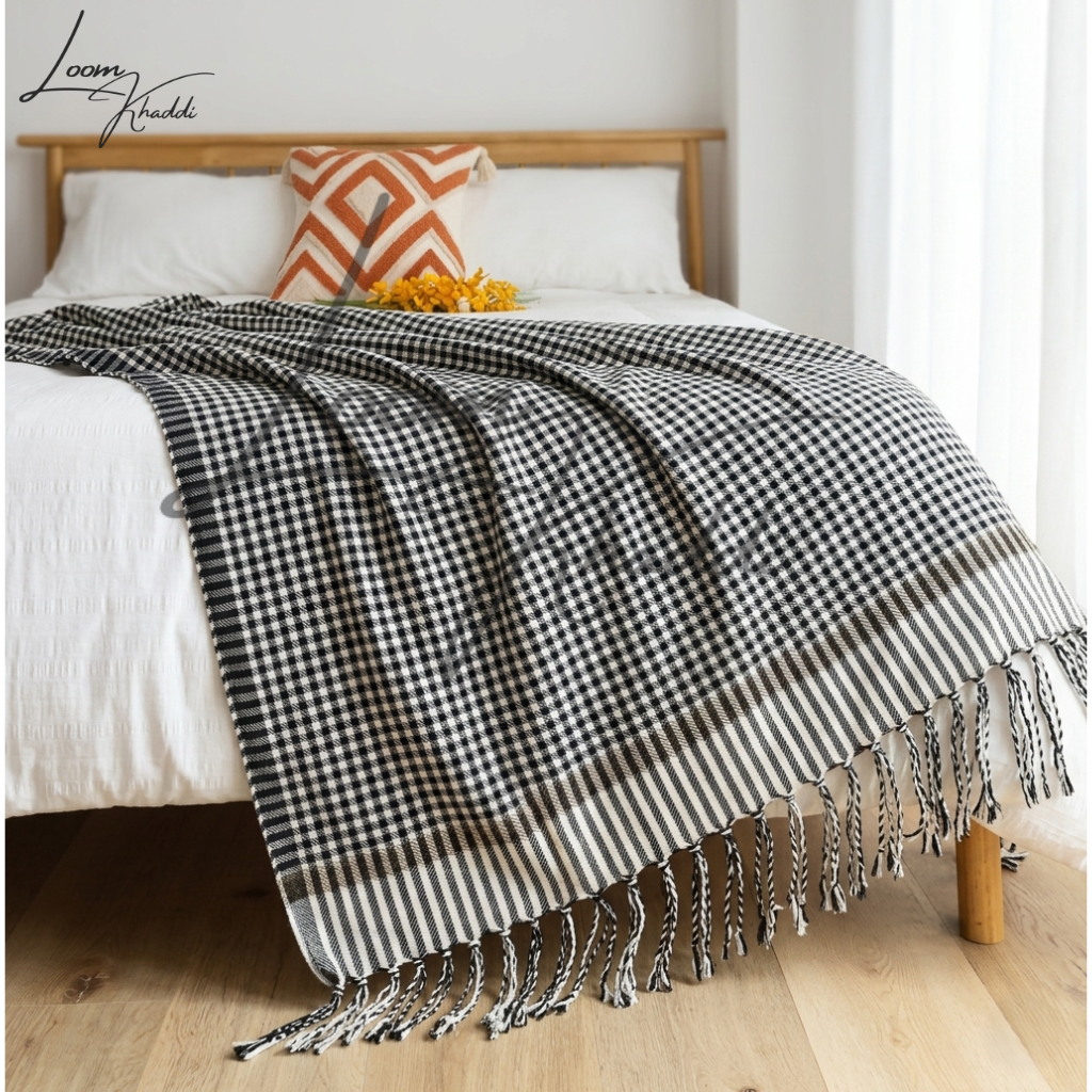 Pure Cotton Khais (کھیس) Throw