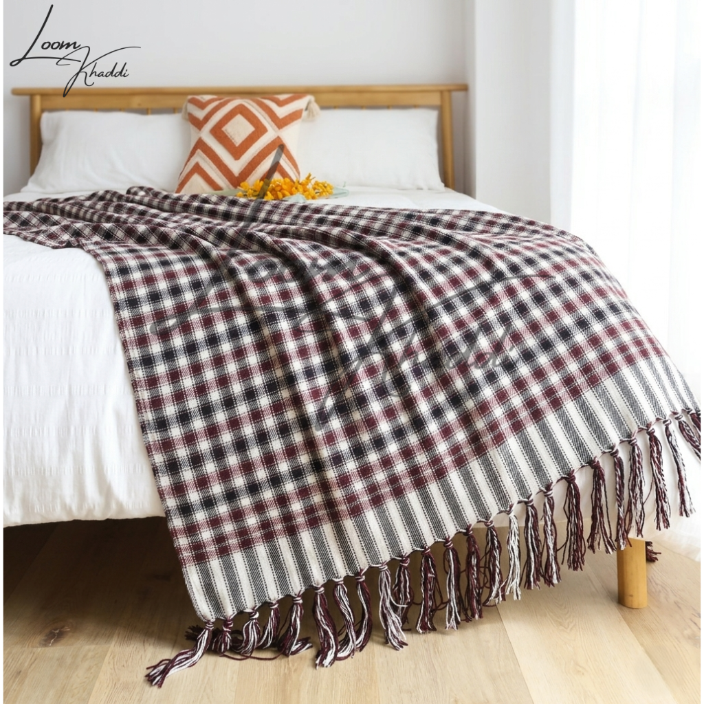 Pure Cotton Khais (کھیس) Throw