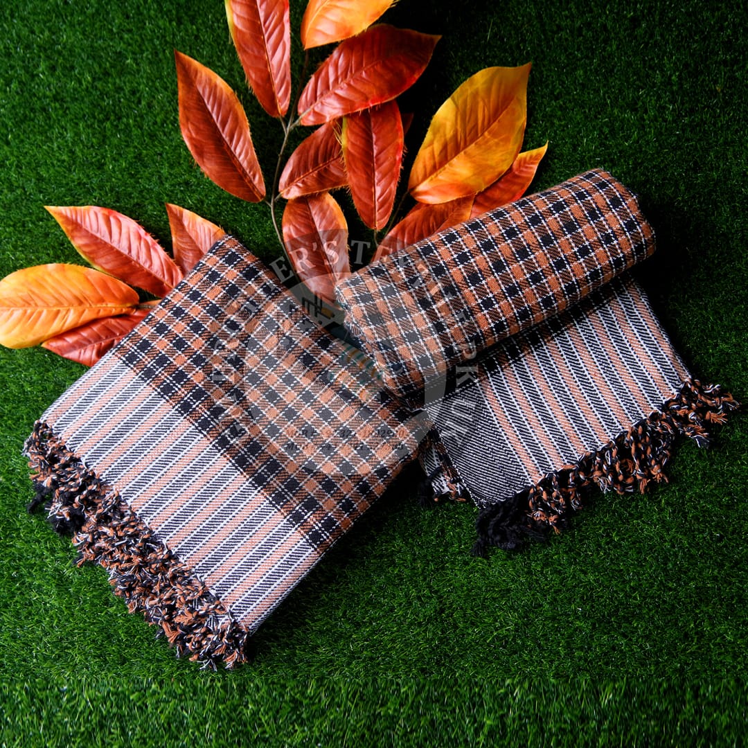 9. Pack of 2 Pcs Pure Cotton khais(throw)