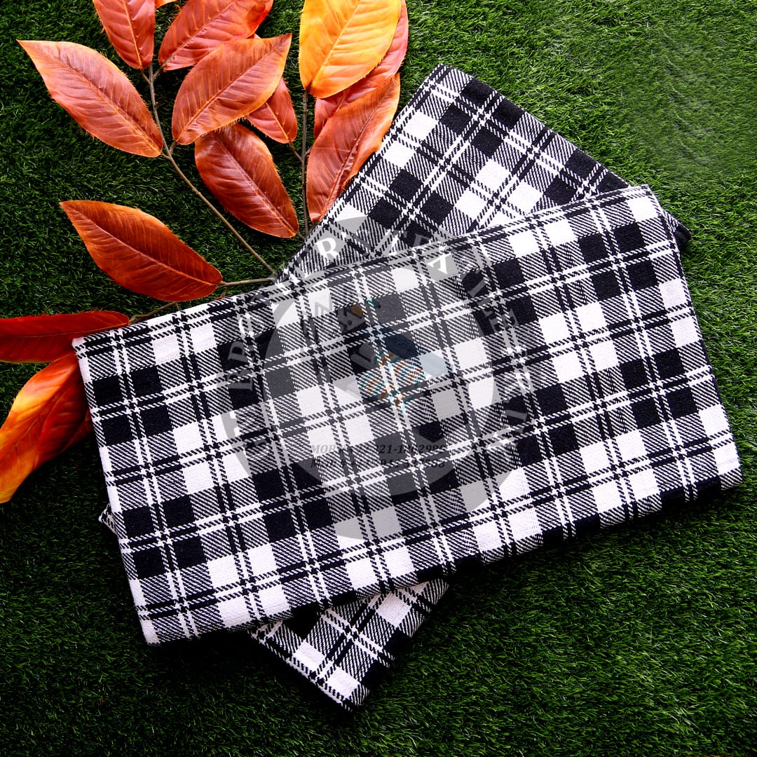 1. Pack of 2 Pcs Pure Cotton khais(throw)