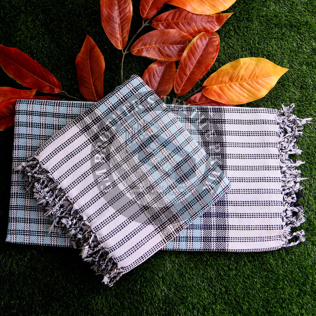 2. Pack of 2 Pcs Pure Cotton khais(throw)